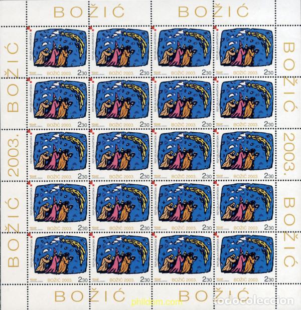 Sellos: 142840 MNH CROACIA 2003 NAVIDAD