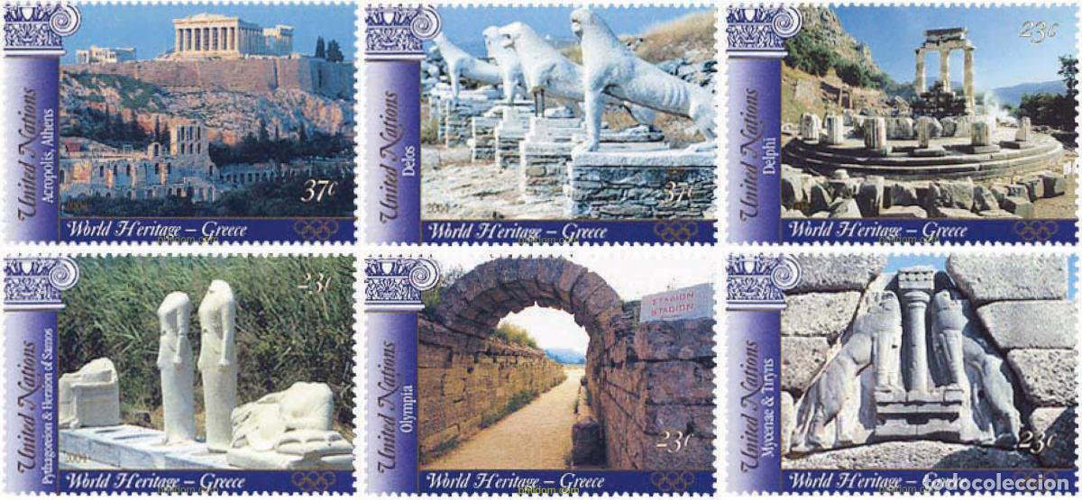 Sellos: 144364 MNH NACIONES UNIDAS. Nueva York 2004 28 JUEGOS OLIMPICOS DE VERANO ATENAS 2004
