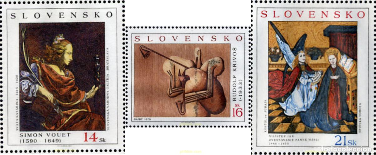 Briefmarken: 142980 MNH ESLOVAQUIA 2003 PINTURAS