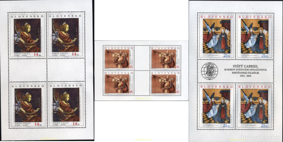 Briefmarken: 142981 MNH ESLOVAQUIA 2003 PINTURAS