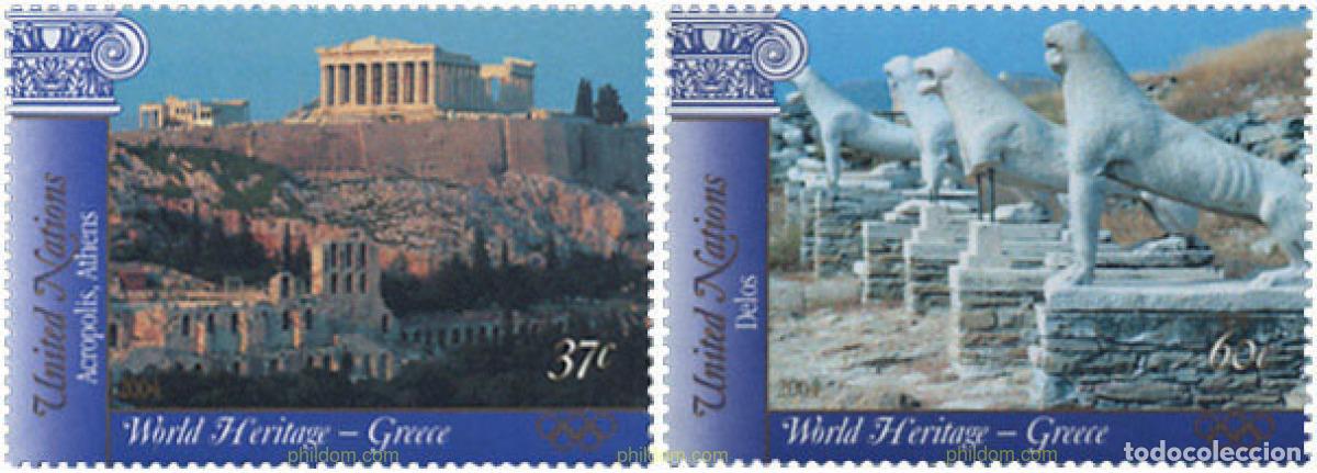 Sellos: 144366 MNH NACIONES UNIDAS. Nueva York 2004 28 JUEGOS OLIMPICOS DE VERANO ATENAS 2004