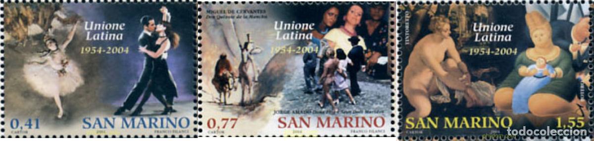 Sellos: 143533 MNH SAN MARINO 2004 50 ANIVERSARIO DE LA UNION LATINA