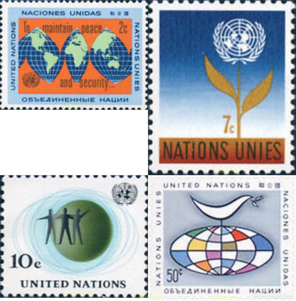Selos: 143758 MNH NACIONES UNIDAS. Nueva York 1964 MOTIVOS VARIOS