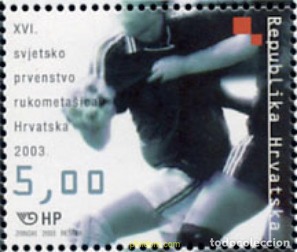 Sellos: 143916 MNH CROACIA 2003 16 CAMPEONATO DEL MUNDO DE BALONMANO FEMENINO