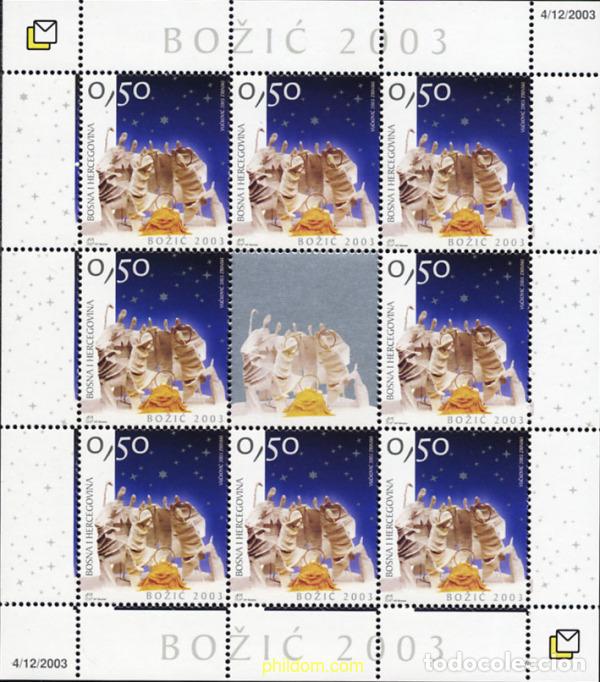 Sellos: 144296 MNH BOSNIA-HERZEGOVINA. Adm Croata 2003 NAVIDAD