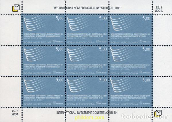 Selos: 144298 MNH BOSNIA-HERZEGOVINA. Adm Croata 2004 CONFERENCIA INTERNACIONAL SOBRE INVERSION