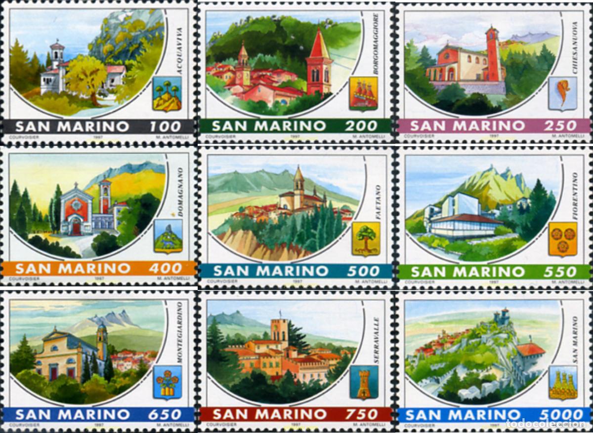 Sellos: 141493 MNH SAN MARINO 1997 CASTILLOS DE SAN MARINO