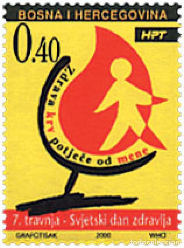 Selos: 64023 MNH BOSNIA-HERZEGOVINA. Adm Croata 2000 CRUZ ROJA