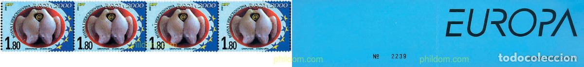 Sellos: 2313 MNH BOSNIA-HERZEGOVINA. Adm Croata 2000 EUROPA CEPT. CONSTRUCCION EUROPEA