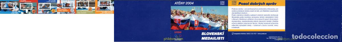 Sellos: 145125 MNH ESLOVAQUIA 2004 28 JUEGOS OLIMPICOS DE VERANO ATENAS 2004