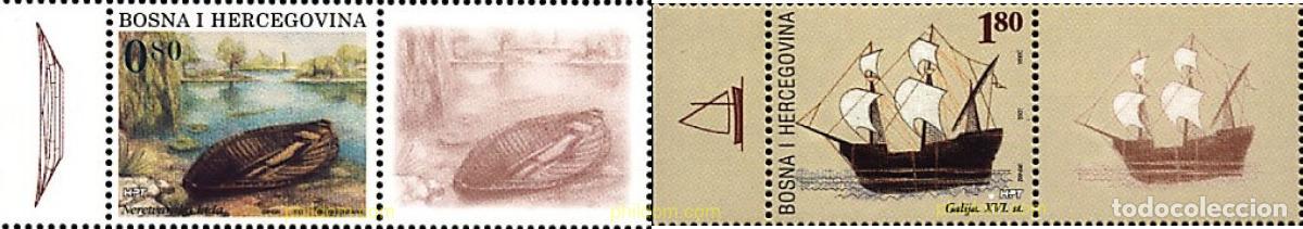 Briefmarken: 791485 MNH BOSNIA-HERZEGOVINA. Adm Croata 2001 BARCOS