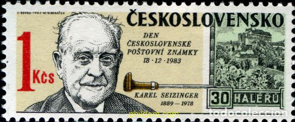 Sellos: 177513 MNH CHECOSLOVAQUIA 1983 DIA DEL SELLO
