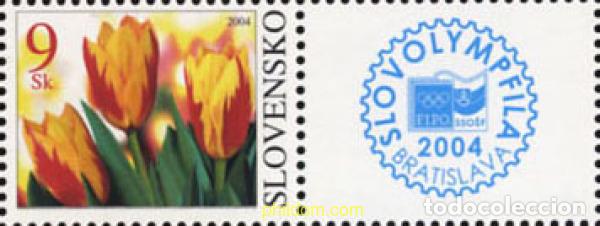 Timbres: 145256 MNH ESLOVAQUIA 2004 SELLOS CON MENSAJE