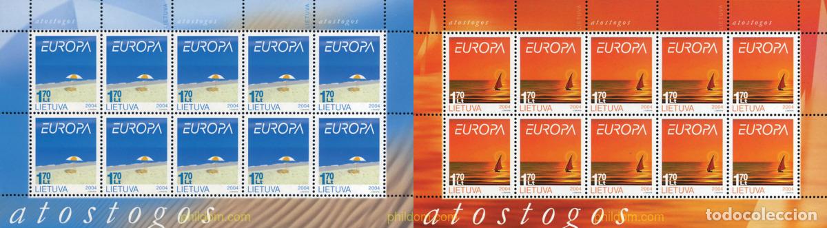 Sellos: 145276 MNH LITUANIA 2004 EUROPA CEPT. VACACIONES