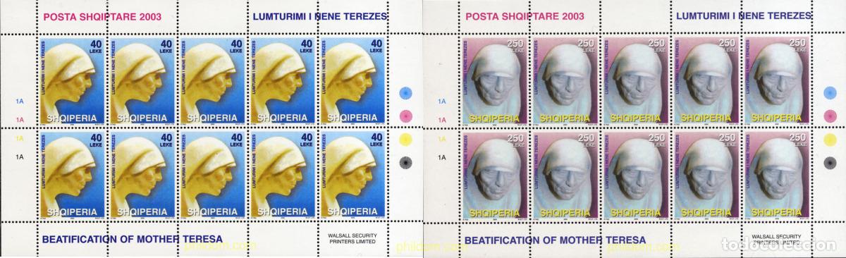 Sellos: 145389 MNH ALBANIA 2003 MADRE TERESA DE CALCUTA