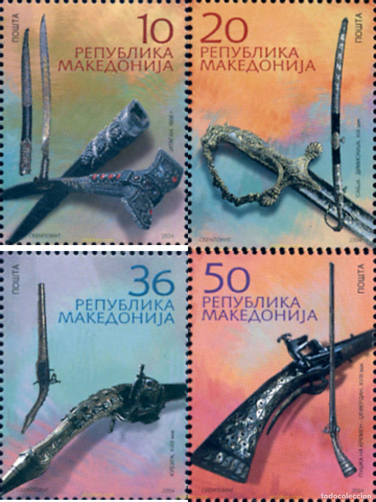 Sellos: 145409 MNH MACEDONIA 2004 HERENCIA CULTURAL