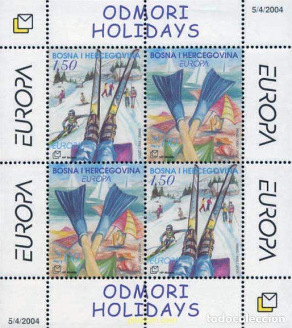 Stamps: 145560 MNH BOSNIA-HERZEGOVINA. Adm Croata 2004 EUROPA CEPT. VACACIONES