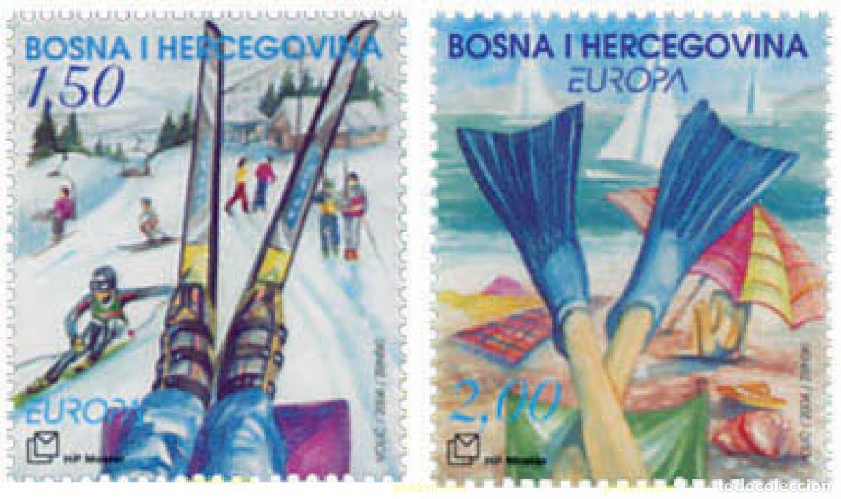 Briefmarken: 145557 MNH BOSNIA-HERZEGOVINA. Adm Croata 2004 EUROPA CEPT. VACACIONES