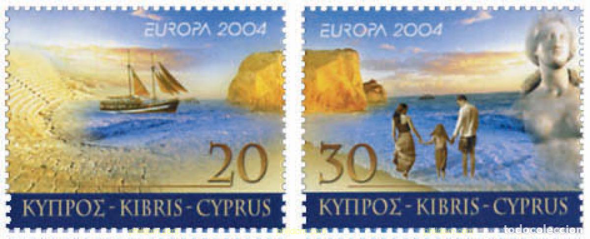 Sellos: 145565 MNH CHIPRE 2004 EUROPA CEPT. VACACIONES