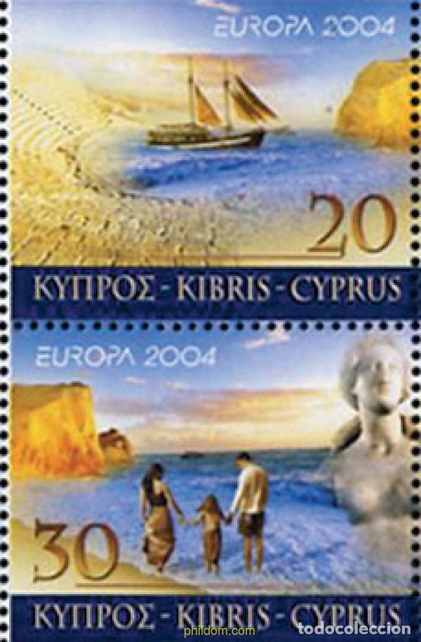 Sellos: 170563 MNH CHIPRE 2004 EUROPA CEPT. VACACIONES