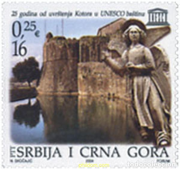 Sellos: 145674 MNH SERBIA Y MONTENEGRO 2004 PATRIMONIO CULTURAL