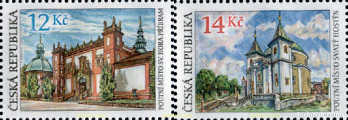 Sellos: 145770 MNH CHEQUIA 2004 EDIFICIOS RELIGIOSOS