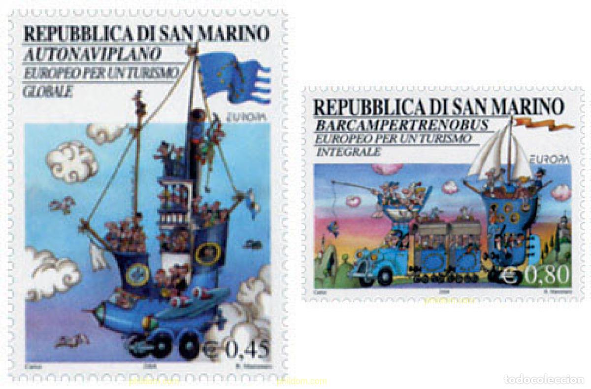 Sellos: 145813 MNH SAN MARINO 2004 EUROPA CEPT. VACACIONES
