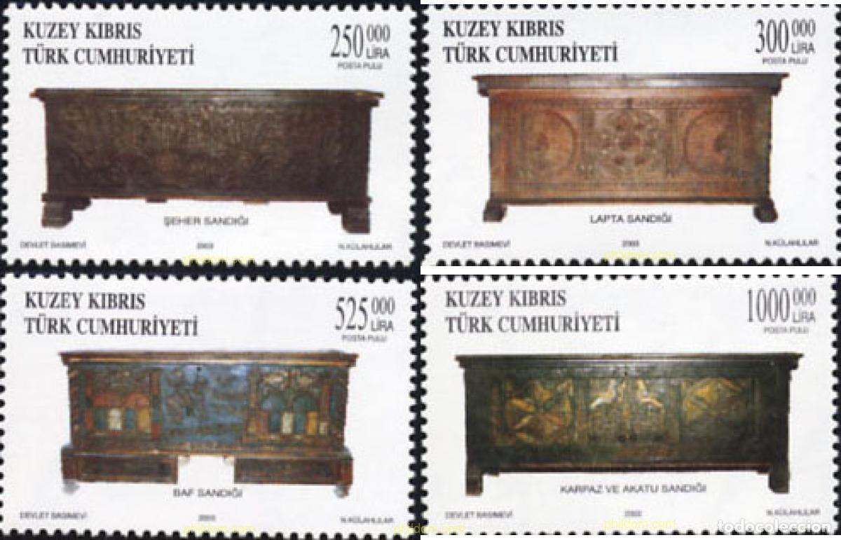 Sellos: 145827 MNH CHIPRE. Administraci&oacute;n turca 2003 MUEBLES ANTIGUOS