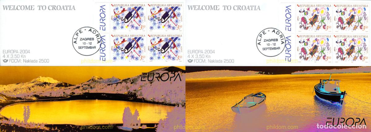 Sellos: 158553 MNH CROACIA 2004 EUROPA CEPT. VACACIONES