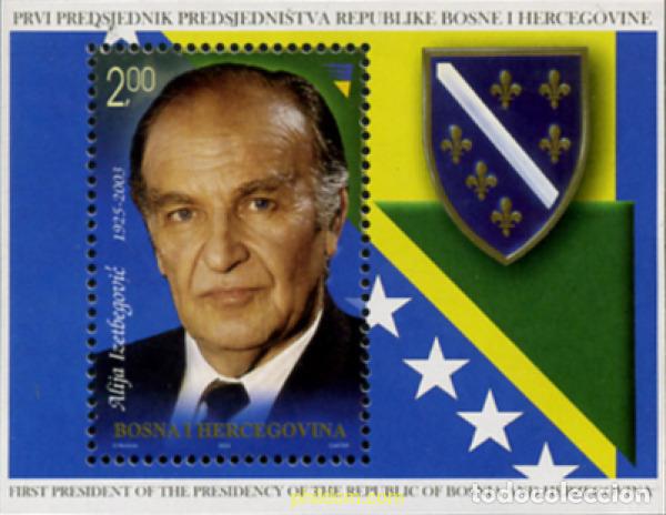 Sellos: 145883 MNH BOSNIA-HERZEGOVINA 2003 MUERTE DE ALIJA IZETBEGOVIC