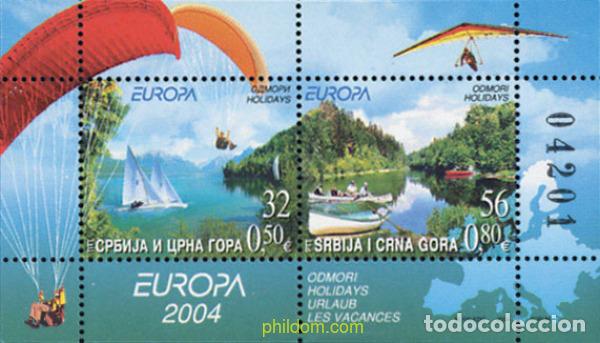 Sellos: 145926 MNH SERBIA Y MONTENEGRO 2004 EUROPA CEPT. VACACIONES