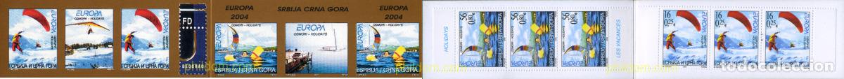 Sellos: 149110 MNH SERBIA Y MONTENEGRO 2004 EUROPA CEPT. VACACIONES