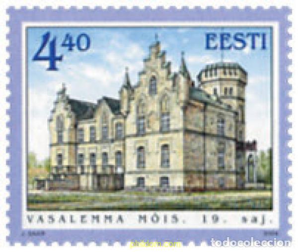 Sellos: 146042 MNH ESTONIA 2004 EDIFICIOS