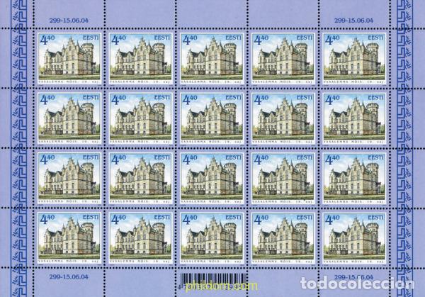 Sellos: 230544 MNH ESTONIA 2004 EDIFICIOS