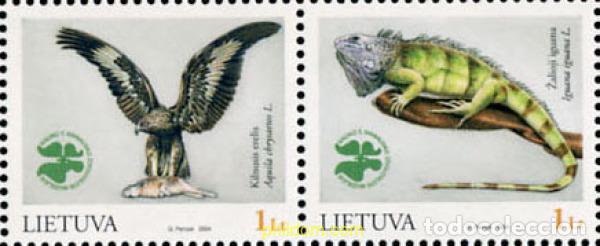 Sellos: 146303 MNH LITUANIA 2004 MUSEO ZOOLOGICO