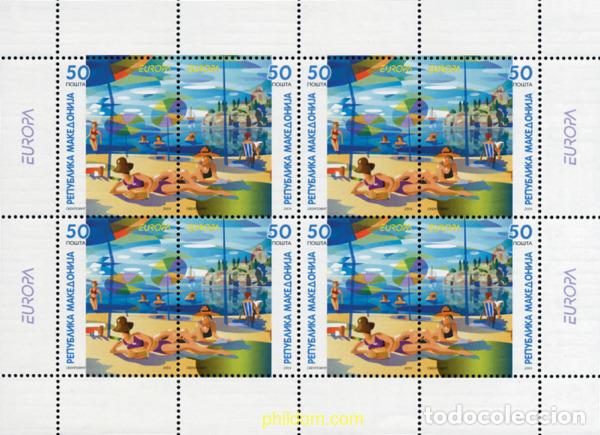 Sellos: 146308 MNH MACEDONIA 2004 EUROPA CEPT. VACACIONES