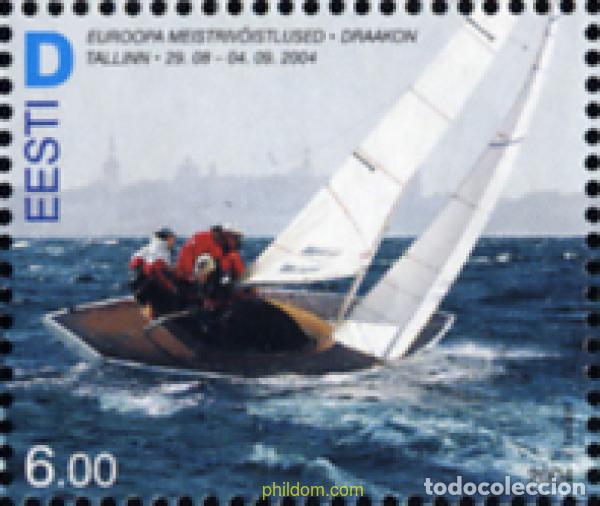 Sellos: 146473 MNH ESTONIA 2004 CAMPEONATOS EUROPEOS DE VELA