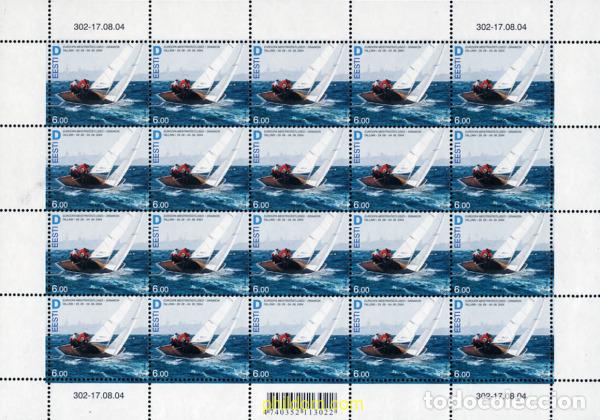 Sellos: 215411 MNH ESTONIA 2004 CAMPEONATOS EUROPEOS DE VELA