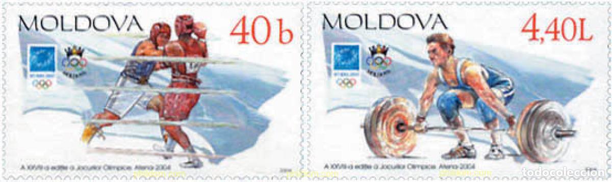Selos: 147293 MNH MOLDAVIA 2004 28 JUEGOS OLIMPICOS DE VERANO ATENAS 2004