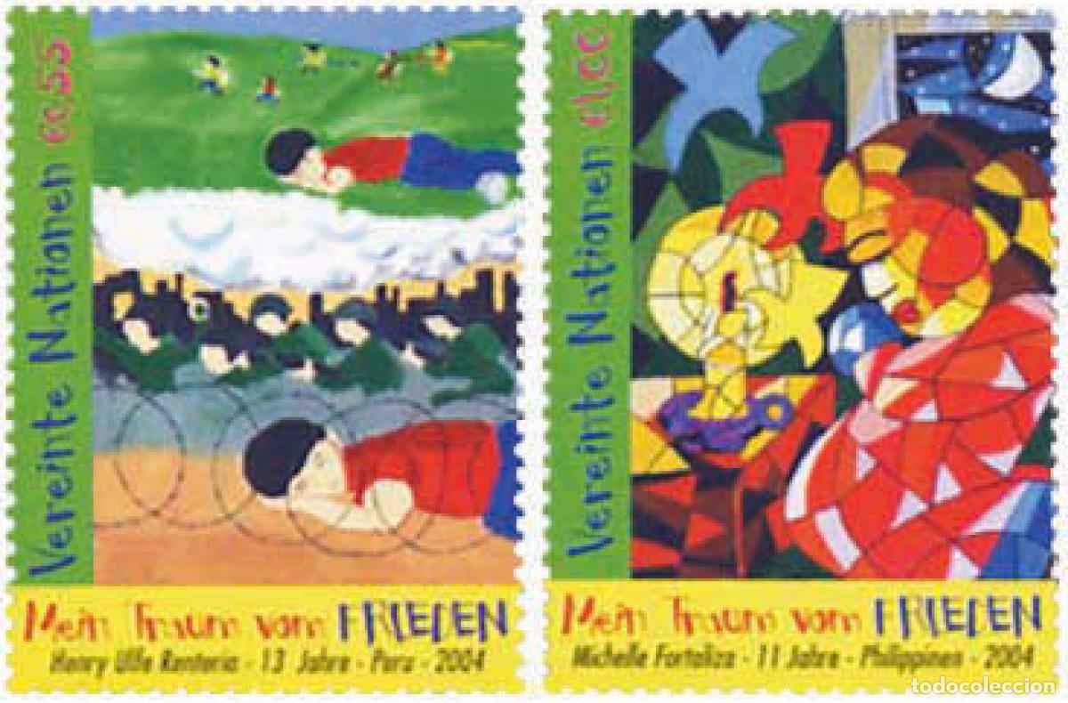 Sellos: 148151 MNH NACIONES UNIDAS. Viena 2004 SUE&Ntilde;OS DE PAZ