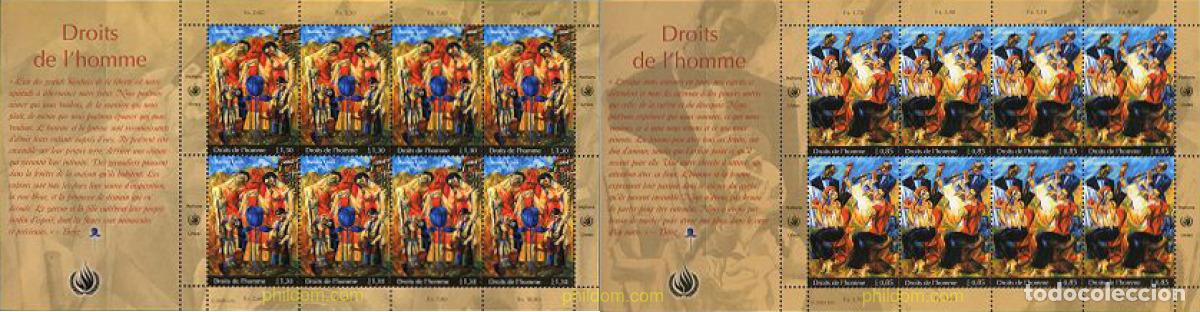 Sellos: 148150 MNH NACIONES UNIDAS. Ginebra 2004 DERECHOS DEL HOMBRE