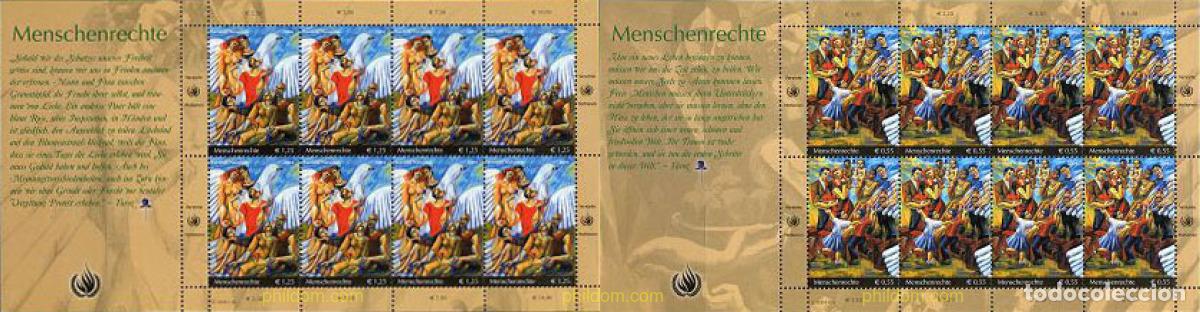Sellos: 148153 MNH NACIONES UNIDAS. Viena 2004 DERECHOS DEL HOMBRE