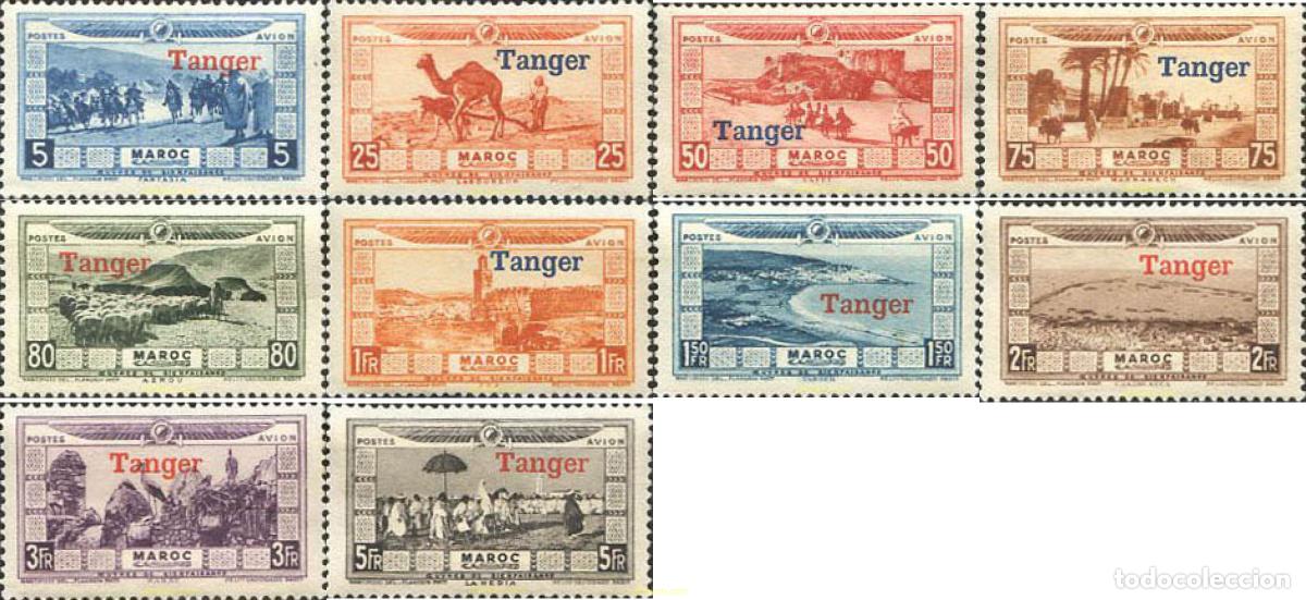 Sellos: 148127 MNH TANGER. Ocupaci&oacute;n Francesa 1929 PRO VICTIMAS DE LA SEQUERA