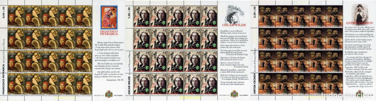 Sellos: 148189 MNH SAN MARINO 2004 LITERATOS