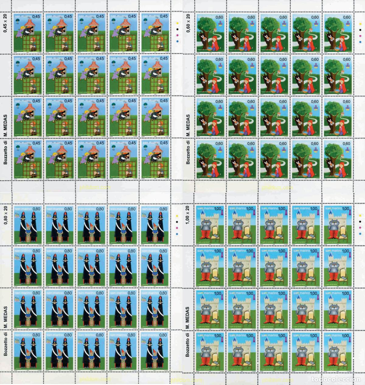 Sellos: 148187 MNH SAN MARINO 2004 CUENTOS INFANTILES