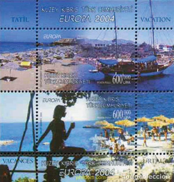 Sellos: 148288 MNH CHIPRE. Administraci&oacute;n turca 2004 EUROPA CEPT. VACACIONES