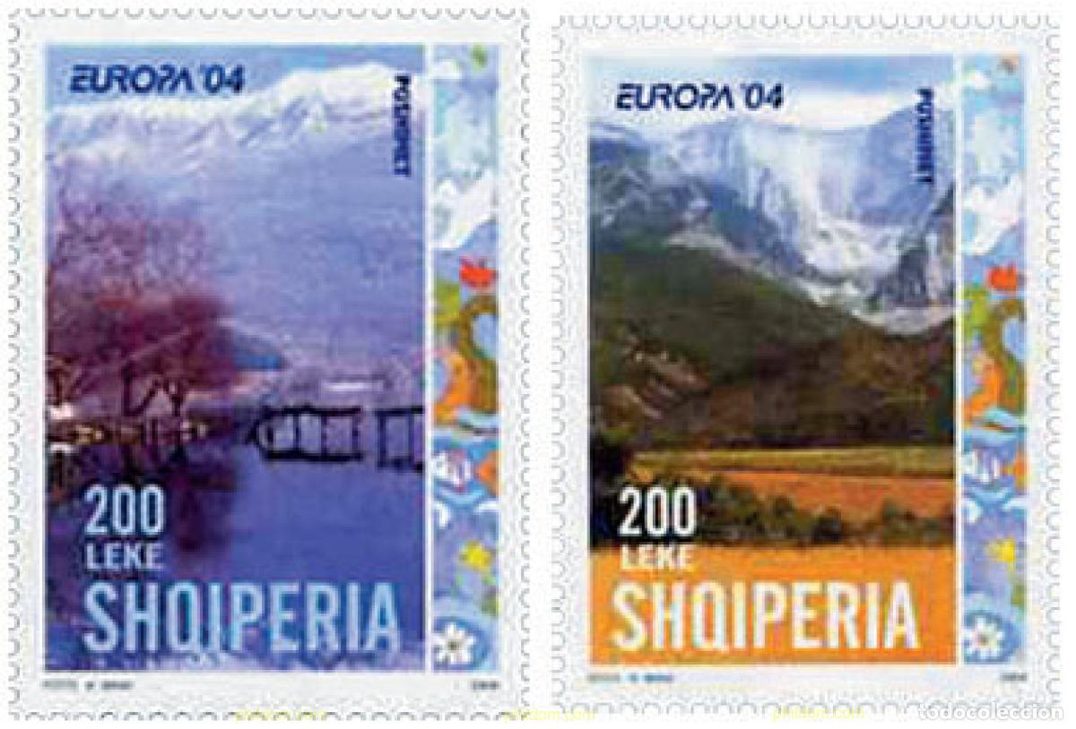 Sellos: 148338 MNH ALBANIA 2004 EUROPA CEPT. VACACIONES