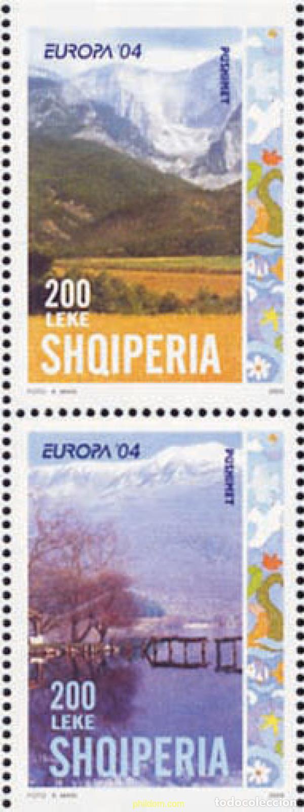Briefmarken: 170491 MNH ALBANIA 2004 EUROPA CEPT. VACACIONES