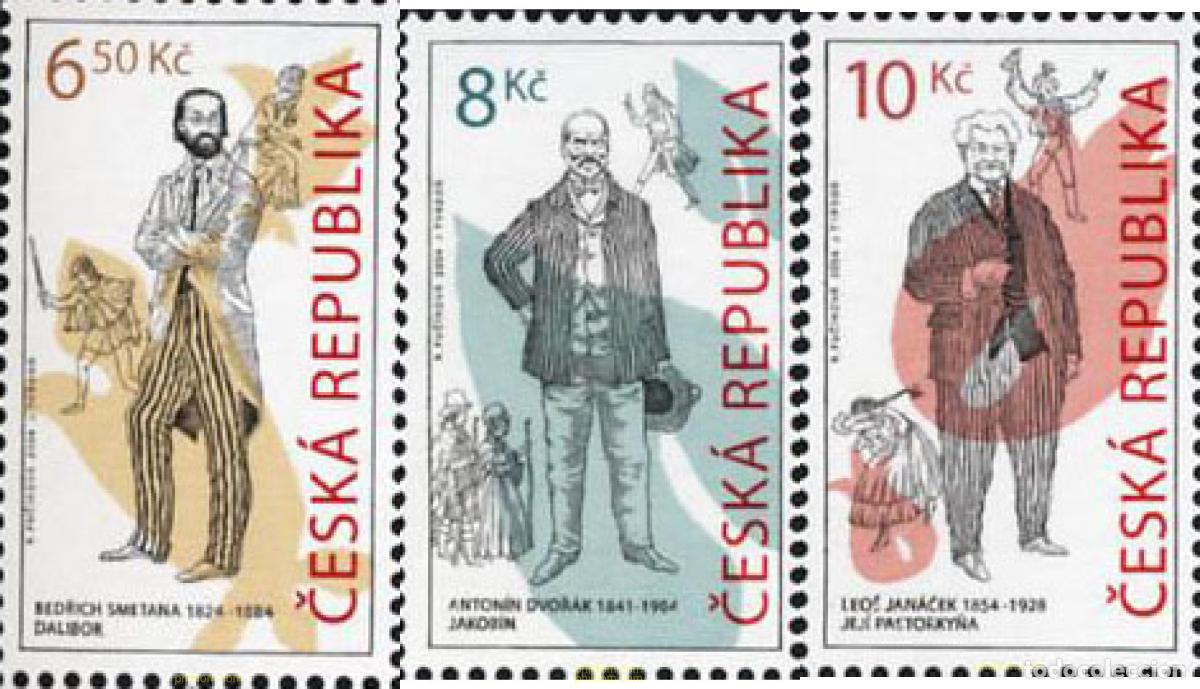 Briefmarken: 148674 MNH CHEQUIA 2004 PERSONALIDADES