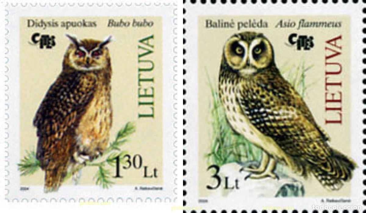 Sellos: 149024 MNH LITUANIA 2004 AVES